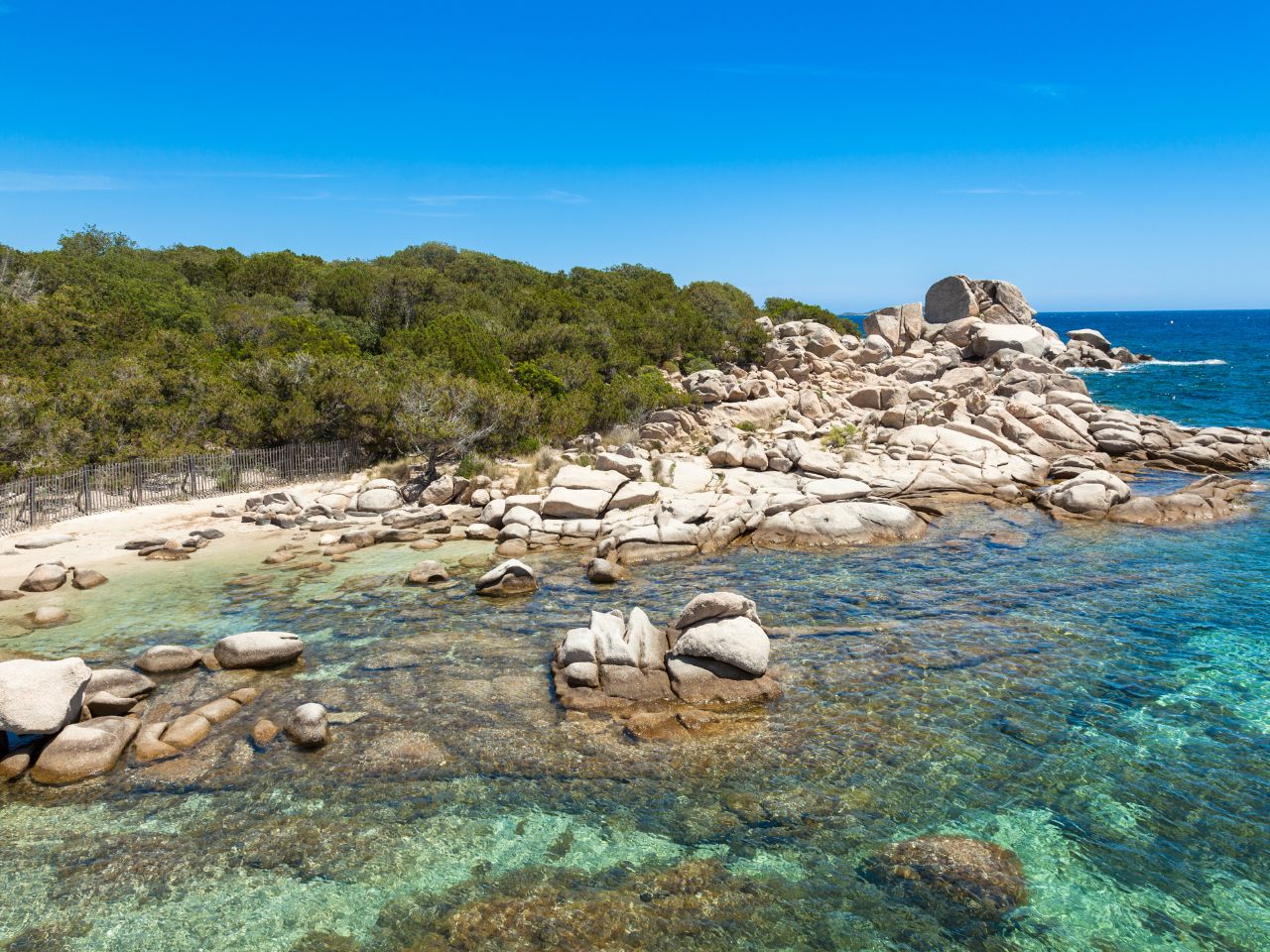 plage de palombaggia en corse